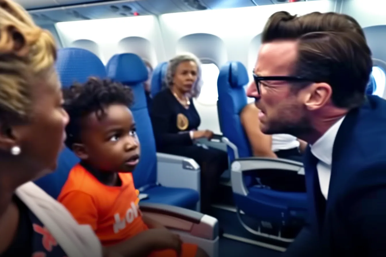 This Man Had Enough! See How He Taught a Seat-Kicking Kid and His Mom a Lesson!